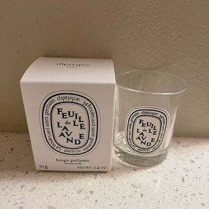 Empty Diptyque Feuille de Lavande Candle (Small)